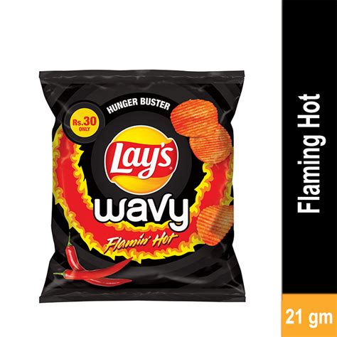 Buy Lays Wavy Flaming Hot Rs At Best Price Grocerapp