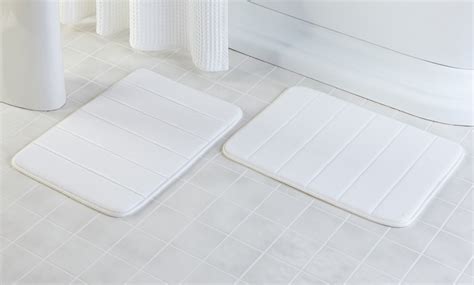 Memory Foam Bath Mats (2-Pack) | Groupon Goods