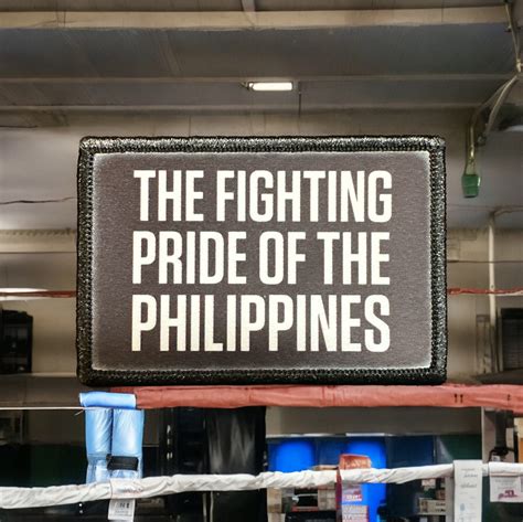 THE FIGHTING PRIDE OF THE PHILIPPINES - Morale Patches - Kasama Connect