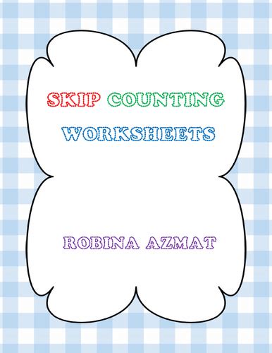 Skip Counting Worksheets | Teaching Resources