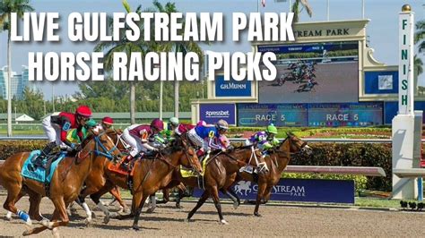 Live Gulfstream Park Horse Racing Picks - Total Horse Channel ...