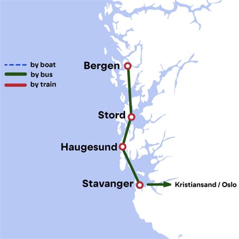 Discover The Famous Fjords By Rail Boat And Bus