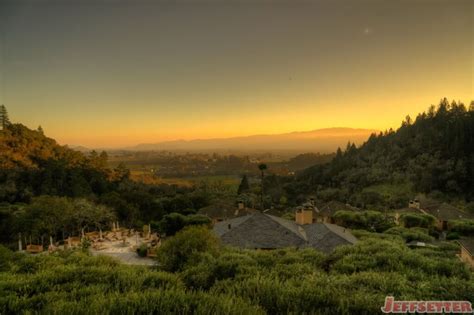 Napa Valley from the top of Auberge Du Soleil - Jeffsetter