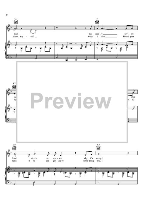 On The Other Hand" Sheet Music by Randy Travis for Piano/Vocal/Chords ...