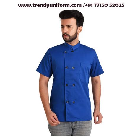 Cotton Royal Blue Hotel Chef Coat At Rs 375 Piece In Mumbai ID