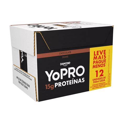 Pack Bebida L Ctea Uht Chocolate Zero Lactose Yopro G High Protein