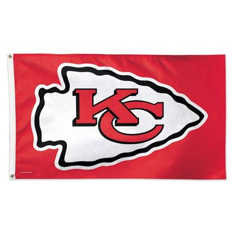 Kansas City Chiefs Flag 3x5 Deluxe Americana Design Sports Fan Shop