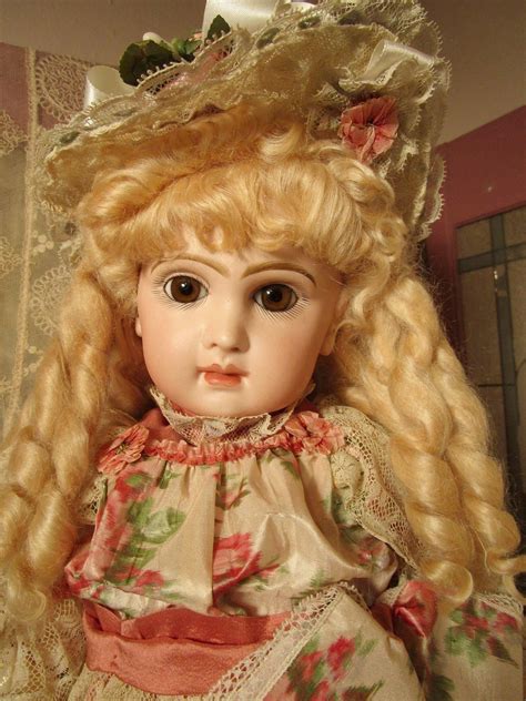 Breathtaking Early Depose Tete Jumeau Doll Tender Eyes Costume Doll