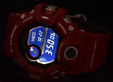 100 Authentic Mint Condition Casio G Shock Men In Rescue Red Rangeman