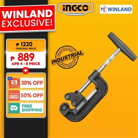 Ingco By Winland Pipe Cutter Mm Hpc Ing Ht Shopee Philippines