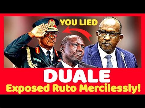 TOTAL SHAME CS ADEN DUALE Forced To End His Speech Abruptly As He