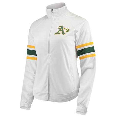 Women's Oakland Athletics G-III 4Her by Carl Banks White Game Score