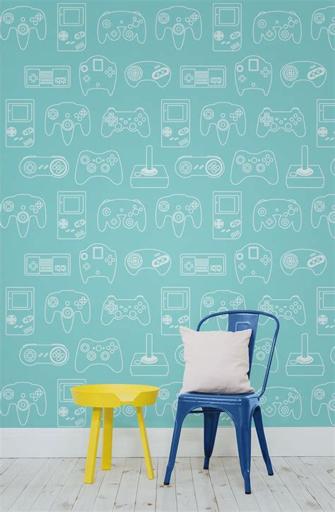 Boys Gaming Bedroom Wallpaper - lvandcola