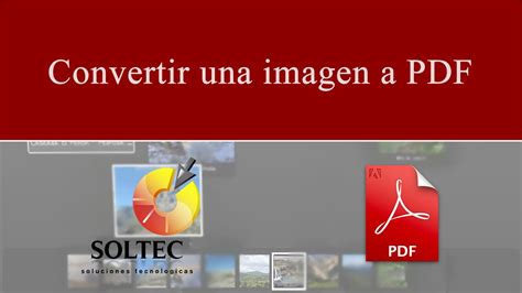 Convertir Una Imagen A PDF YouTube