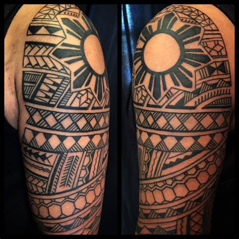 Philippine Flag Tribal Tattoo Design - Design Talk