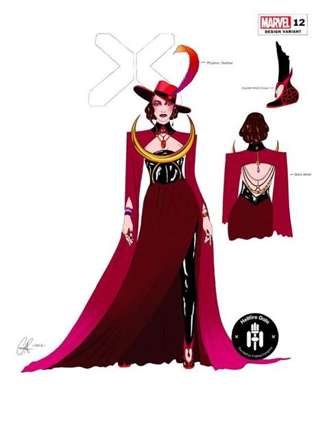 Russell Dautermans Hellfire Gala Inspired Design The Scarlet Witch