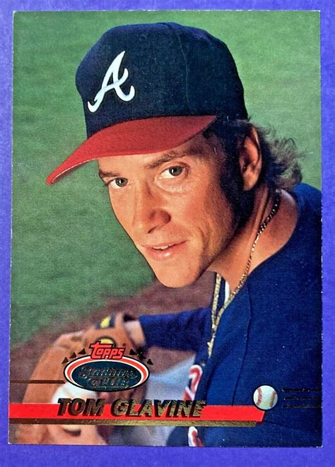 1993 Stadium Club Tom Glavine 650 Baseball Atlanta Braves 2x CYA 4x