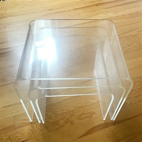 Table Basse Gigognes Vintage Plexiglas Ann Es Design Michel