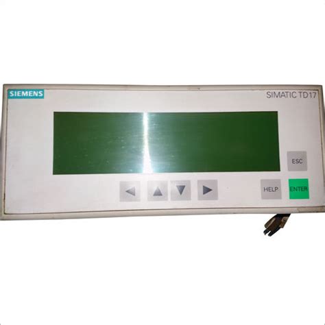 Td Siemens Simatic Hmi Application Industrial Automation At Best