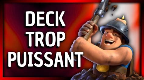 Vous DEVEZ Essayer Ce Deck Mineur Recrue Sur Clash Royale YouTube