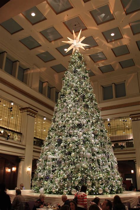 Designer Christmas Trees | Macy’s theme ornamented the tree with four ...