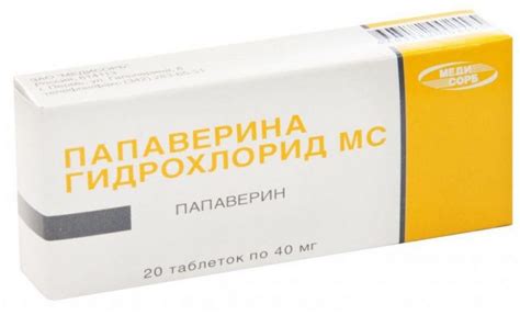 Папаверин – аналоги