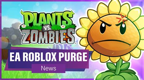 Ea Takes Down Almost Every Plants Vs Zombies Roblox Game News Pvz Roblox Purge Youtube