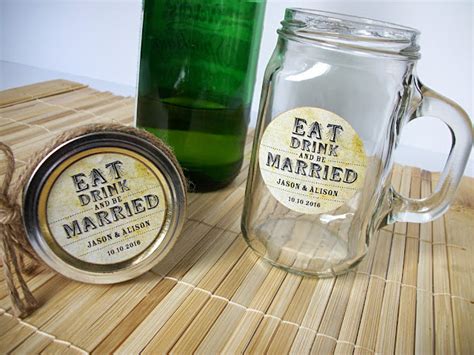 Colorful Adhesive Canning Jar Labels Wedding And Baby Shower Canning