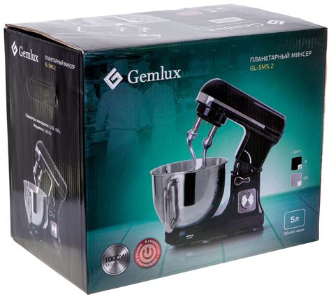Обзор планетарного миксера Gemlux GL-SM5.2