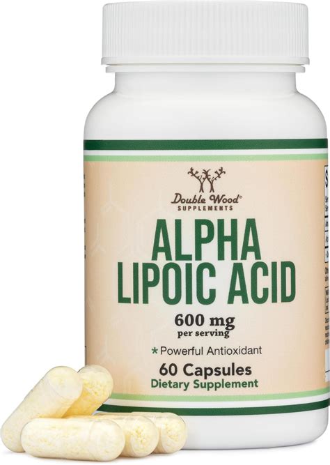 Amazon Nutricost Alpha Lipoic Acid Mg Per Serving Capsules