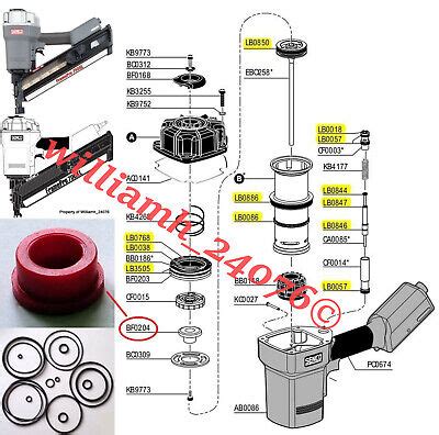 Senco Framing Nailer Framepro Xp Xp O Ring Kit