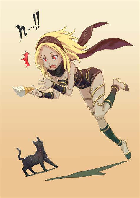 Kitten And Dusty Gravity Daze Drawn By Tuchinokoeffect Danbooru