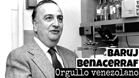 Baruj Benacerraf M Dico Venezolano Ganador Del Premio Nobel De