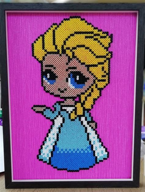 Frozen Elsa Perler Bead Etsy Singapore