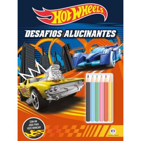 Livro Hot Wheels Infantil Colorir E Atividades L Pis Em Promo O Na Americanas