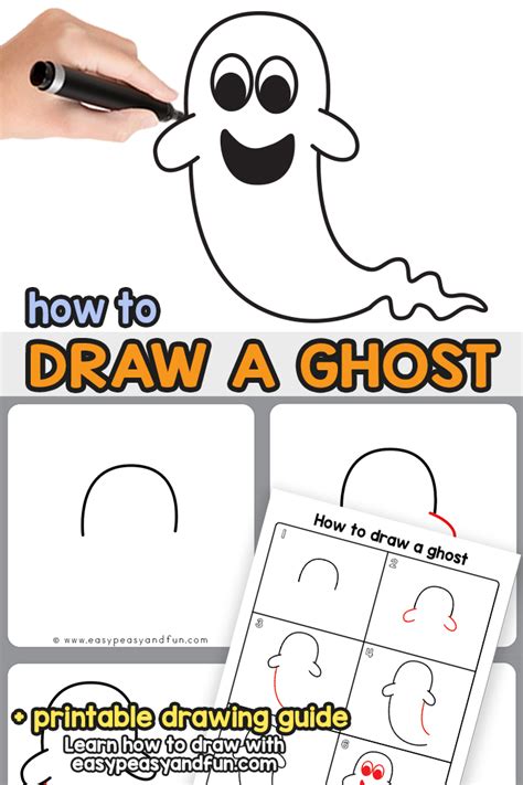 How To Draw A Spooky Ghost