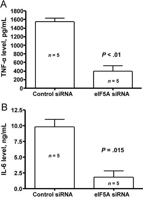 Effect of eukaryotic translation initiation factor 5A (eIF5A) small ...