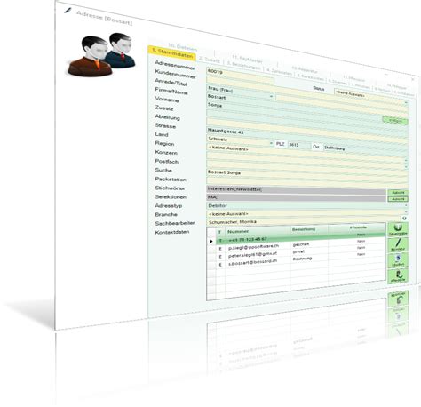 Software F R Kmu Erp Ppsys Adressverwaltung