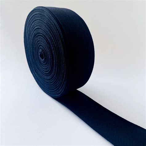 Mm Black Cotton Twill Herringbone Tape James Tailoring