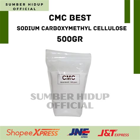 Jual CMC BEST SODIUM CARBOXYMETHYL CELLULOSE FOOD GRADE 500 GR