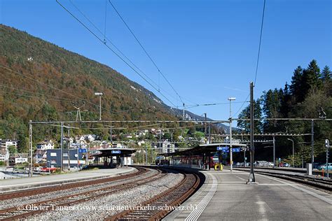 Bild Bahnhof Moutier Schienenverkehr Schweiz Ch