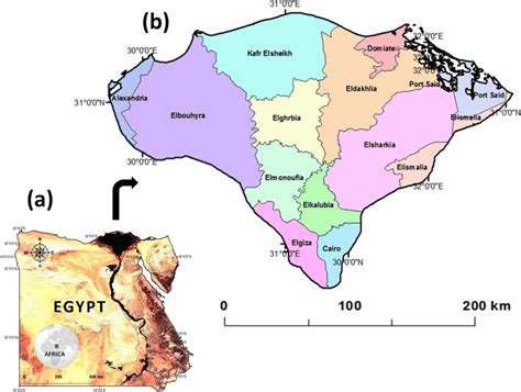 Nile Delta Map