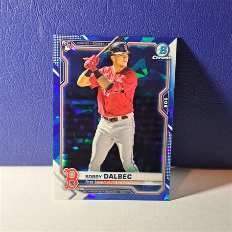 Bobby Dalbec Boston Red Sox Bowman Chrome Rookie Blue Sapphire