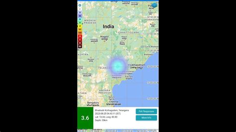 3.3 Magnitude Earthquake Rattles Telangana's Bhadradri Kothagudem ...