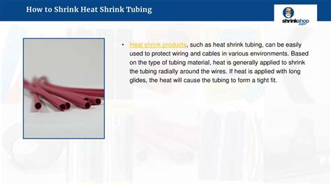 PPT Tools To Shrink Heat Shrink Tubing PowerPoint Presentation Free