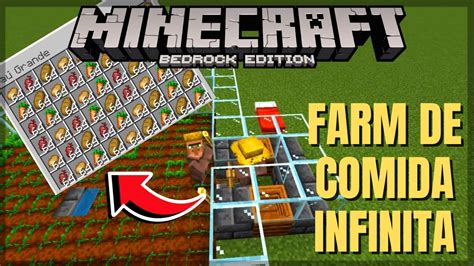 FARM de comida INFINITA e automática YouTube