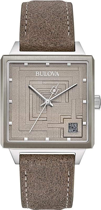 Amazon Bulova Men S Frank Lloyd Wright Limited Edition Ennis