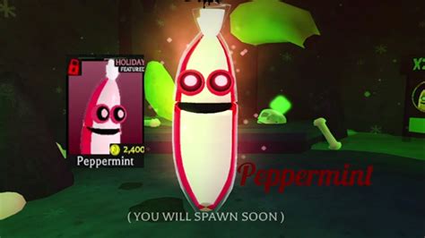 Roblox Banana Eats Part 1757 New Peppermint Skin Unlocked Youtube