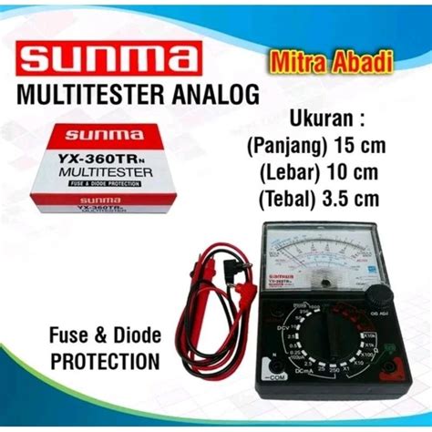 Jual MULTITESTER SAMWA YX 360TR MULTI TESTER MULTIMETER ANALOG MULTI