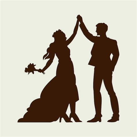 Wedding Couple Dancing Clipart